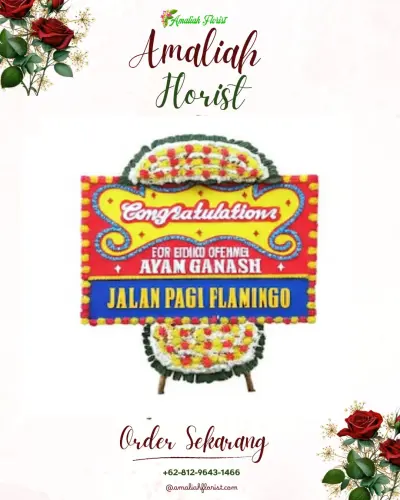 Bunga Papan Congratulation di Kariangau